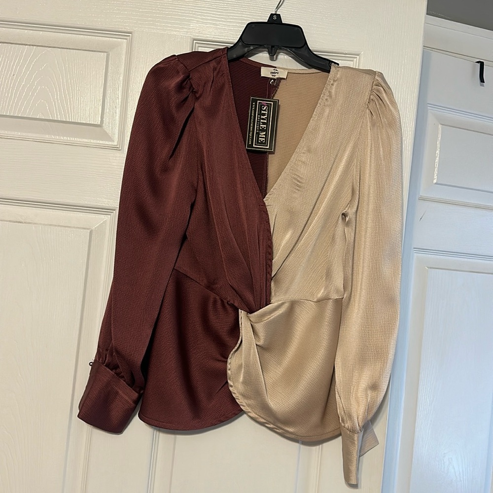 Women’s Entro colorblock shirt